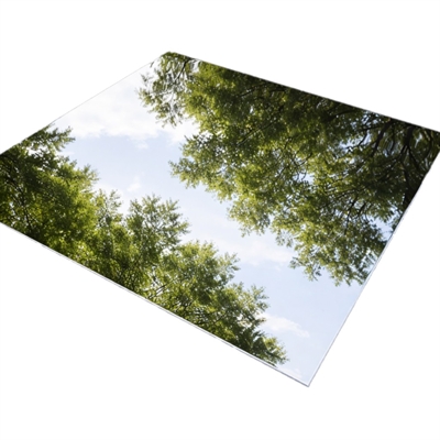 Spiegelpolierte Edelstahlplatte